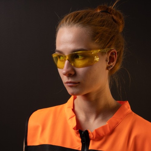 Очки открытые JETA SAFETY Optic-Fit янтарные