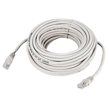 Пaтч-корд 20м U/UTP, CAT 5e, RJ45-RJ45, PVC серый REXANT