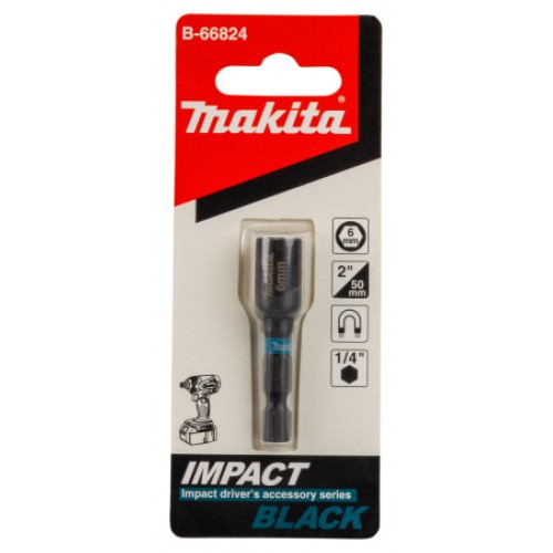 Ударная торцовая головка 6 х 50 мм Impact Black MAKITA