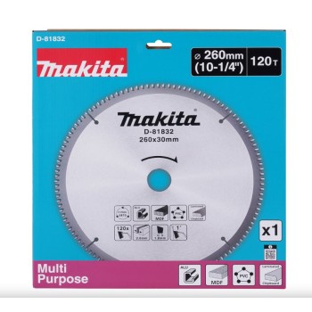 Диск пильный 260х30 мм 120 зуб. универсальный MAKITA