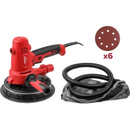 Шлифмашина для стен и потолков WORTEX DG 1885 800 Вт, 180 мм, LED, 1200-2300 об/мин