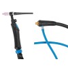 Горелка сварочная TIG WGT-17V (4м, 150А, разъем 10-25, вентиль) SOLARIS