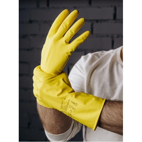 Перчатки К20 Щ20 латексные с хлопковым напылением р-р 10/XL Jeta Safety