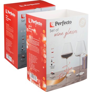 Набор бокалов для вина, 2 шт., 730 мл, серия Sevilla, PERFECTO LINEA
