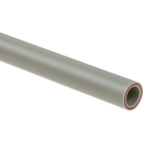 Труба ПП стекловолокно 20х2,8 PN20 SDR7,4 сер. 2м AV Engineering