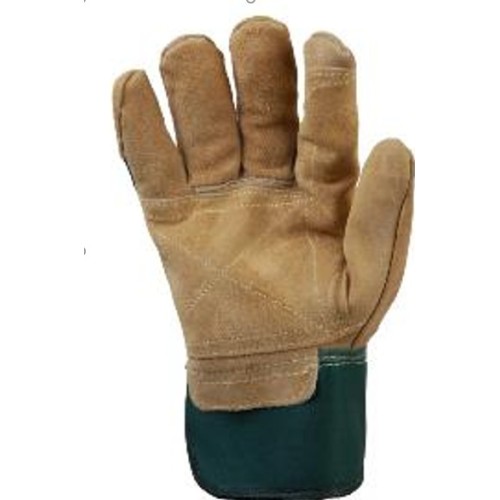 Перчатки комбинированные кожаные, коричневый/зеленый JETA SAFETY Blacksmith Comfort