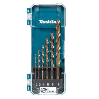 Набор сверл по металлу HSS-Co 2,3,4,5,6,8 мм (6 шт) MAKITA