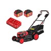 Газонокосилка аккум. WORTEX CLM 4536-4 в кор. XLT SET БЕСЩЁТ.ДВИГ., САМОХОД., 18В+18В, 2х6Ач акб