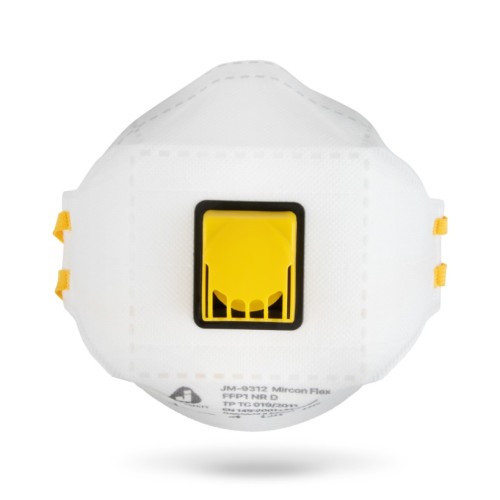 Респиратор JETA SAFETY JM-9312 складн. с клап. FFP1 (до 4 ПДК) (индивид. уп.)