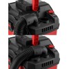 Аккум. пылесос WORTEX CVC 1815 в кор. XLT SET БЕСЩЁТ., 18 В, 9-15 кПа, 10 л, строительный