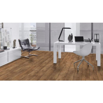 Ламинат ULTRADECOR Eurohome Majestic 33кл 8мм 4-v 7876 Дуб Деревенский	