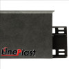 Плинтус LinePlast 100 мм Бетон графит LB012