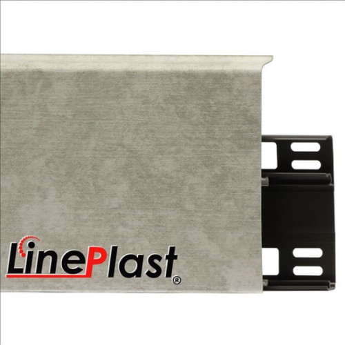 Плинтус LinePlast 100 мм Бетон светлый LB016