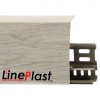 Плинтус напольный ПВХ LinePlast 85 мм Уфук LS009