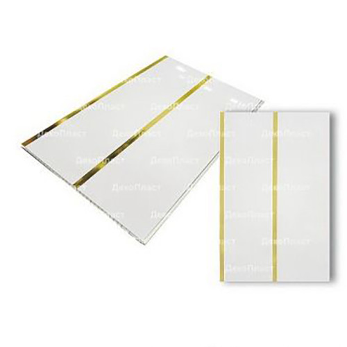 Панели ПВХ Dekostar Люкс 2-х секц Золото