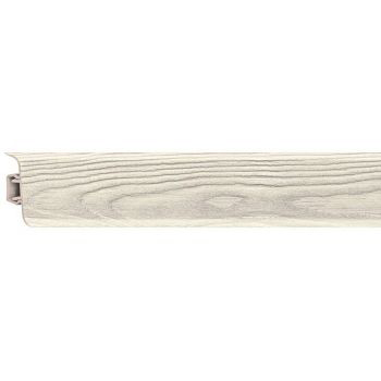 Плинтус напольный ПВХ Rico Leo 173 Дуб беленый