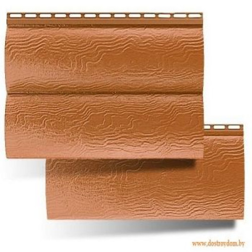 Сайдинг Блок Хаус Альта Профиль ВН-03 Дуб Светлый двухпереломный (Малый)