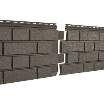 Сайдинг цокольный Стоун-хаус S-Lock Клинкер Бежевый