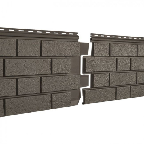 Сайдинг цокольный Стоун-хаус S-Lock Клинкер Бежевый