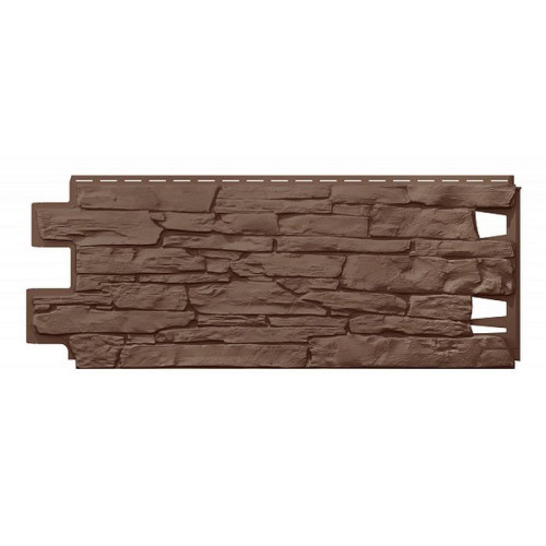 Сайдинг цокольный Vox Vilo Stone Dark Brown