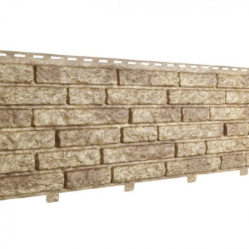 Сайдинг Стоун-Хаус Кварцит темно-бежевый