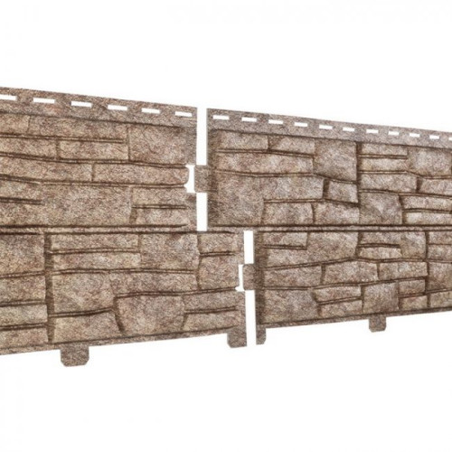 Сайдинг Стоун-Хаус Сланец бурый