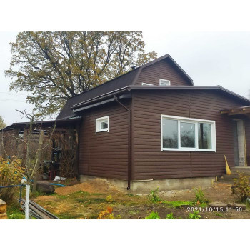 Сайдинг Timberblock Дуб Мореный