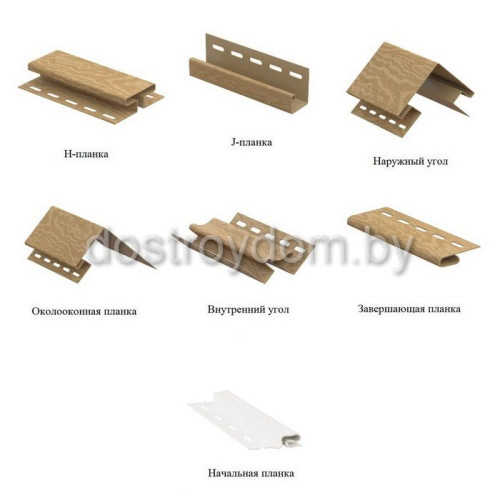 Сайдинг Timberblock Кедр Янтарный