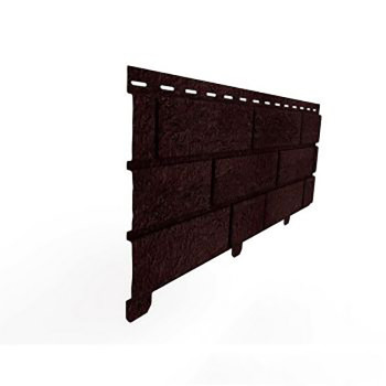 Сайдинг Ю-пласт Стоун-Хаус Кирпич коричневый