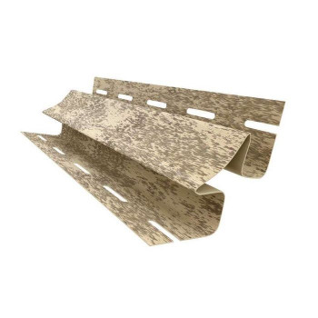 Сайдинг Ю-пласт Стоун-Хаус Кирпич песочный с декорированным швом