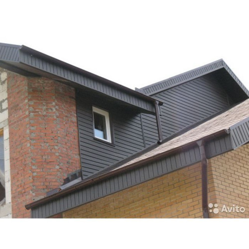 Софит Деке (Docke) Premium Т4 Графит с полной перфорацией