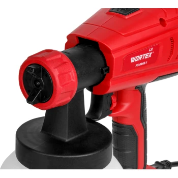 Краскораспылитель электрический WORTEX LX PS 0845-1 в кор. 550 Вт, 800 мл/мин, 1.3 л бак