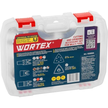 Набор аксессуаров для реноватора WORTEX 5 предметов в боксе (для резки/шлифовки)