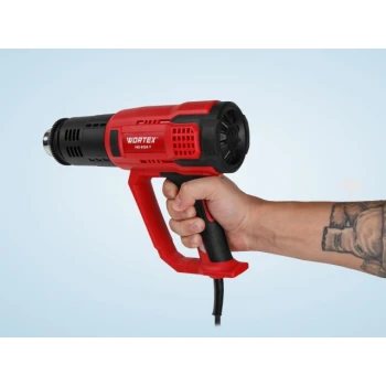 Термовоздуходувка WORTEX HG 6124 T + набор сопл 2000 Вт, 2 режима., 60-600 °С