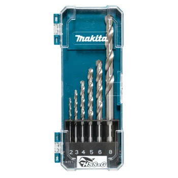 Набор сверл по металлу ц/х, HSS-G, D-75742 комплект из 6 шт MAKITA