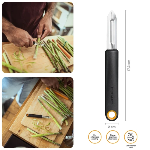 Нож для чистки с фиксированным лезвием FF Fiskars