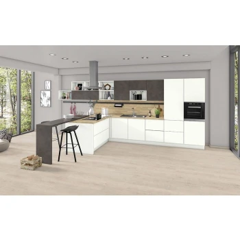 Ламинат EGGER Pro Classic 33кл 8мм EPL045 Дуб Ньюбери белый