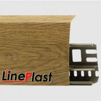 Плинтус напольный ПВХ LinePlast 85 мм Анегре LS025